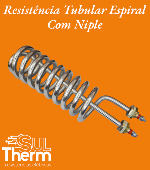 tubular espiral com niple